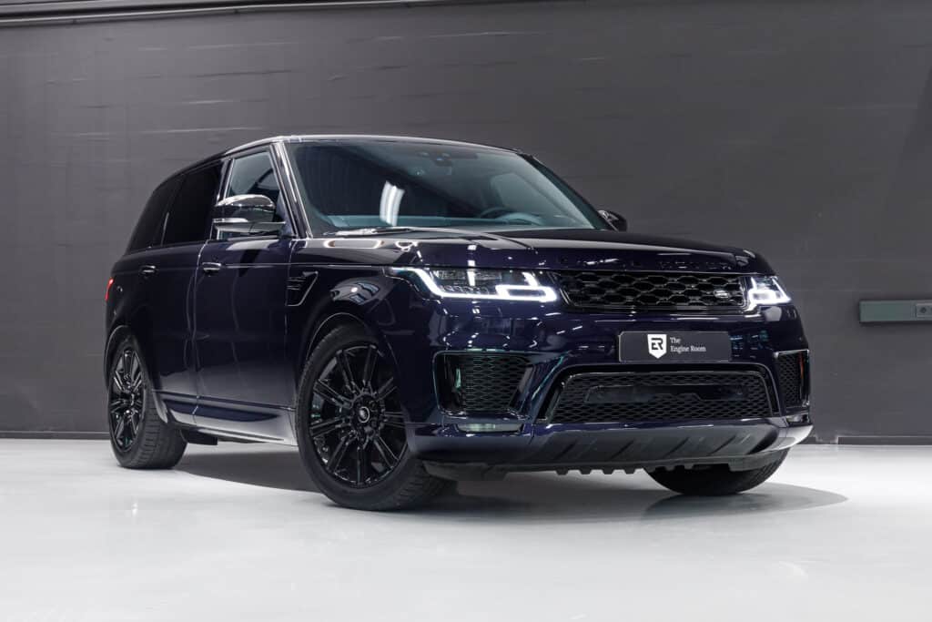 Range Rover Sport blauw